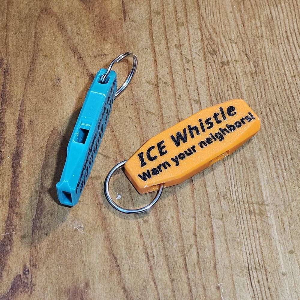 3D Printed ICE Whistles - Bulk Order **Please Read Descripti...